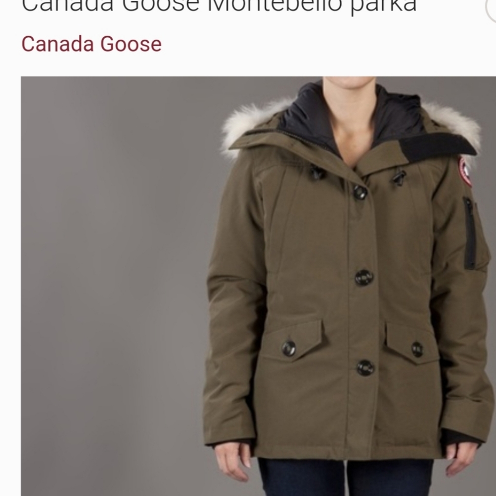 Canada Goose Miltary Green Montebello Jacket